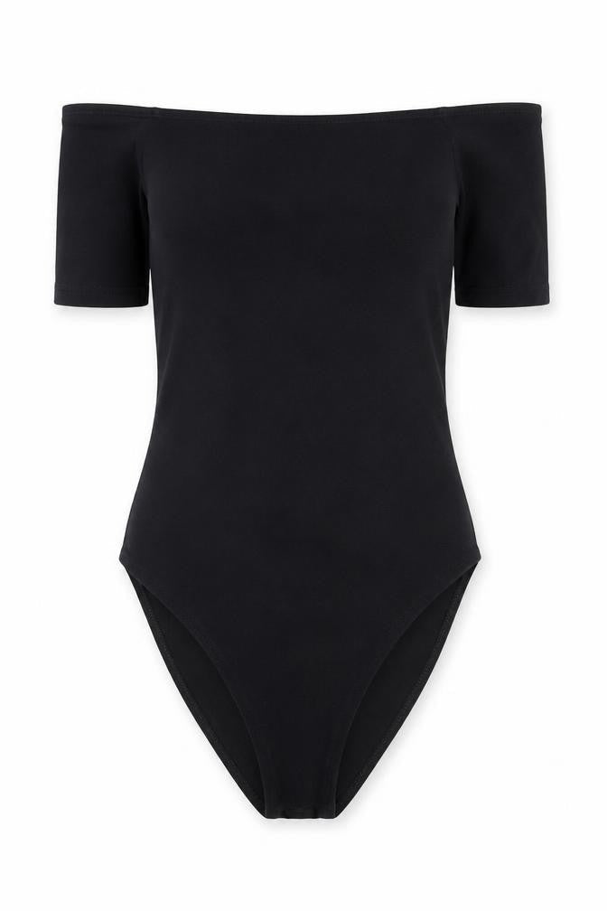 Womens UK Size 6 Miss Selfridge One-Piece Black Bodysuit