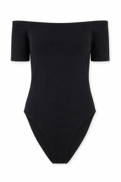 Womens UK Size 6 Miss Selfridge One-Piece Black Bodysuit
