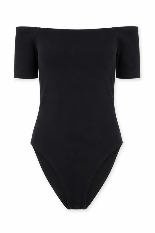 Womens UK Size 6 Miss Selfridge One-Piece Black Bodysuit