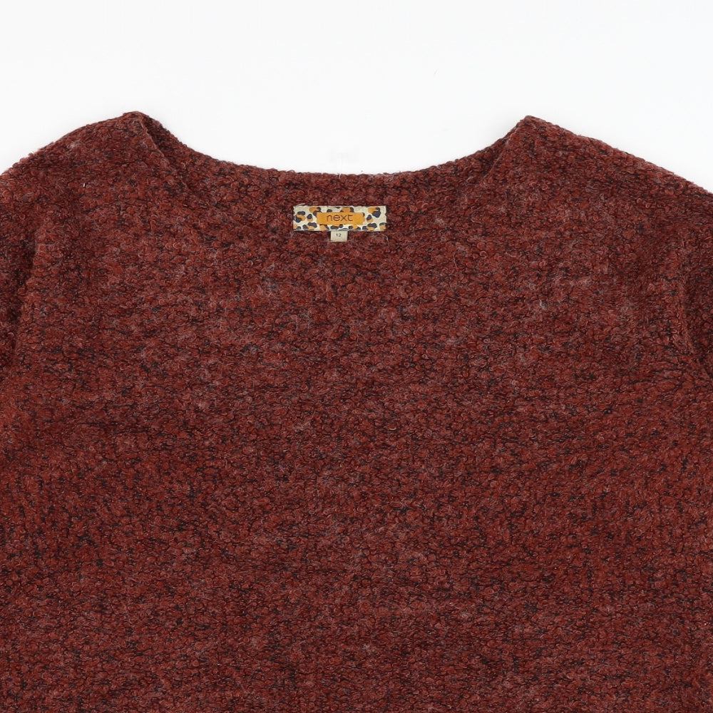 Womens UK Size 12 NEXT Red Pullover Jumper