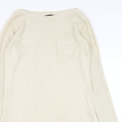 Womens UK Size 10 Dorothy Perkins Beige Pullover Jumper