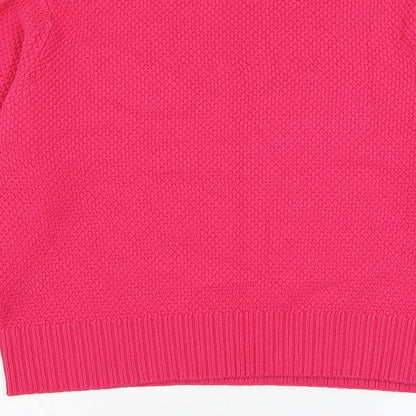 Womens UK Size 16 Marks and Spencer Pink Pullover Jumper