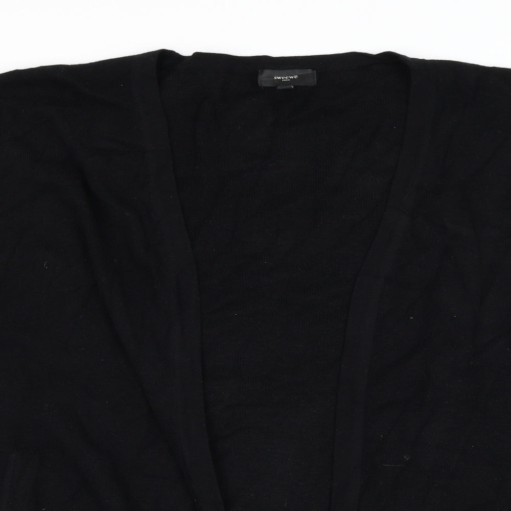Womens UK Size M Sweewe Black Cardigan Jumper