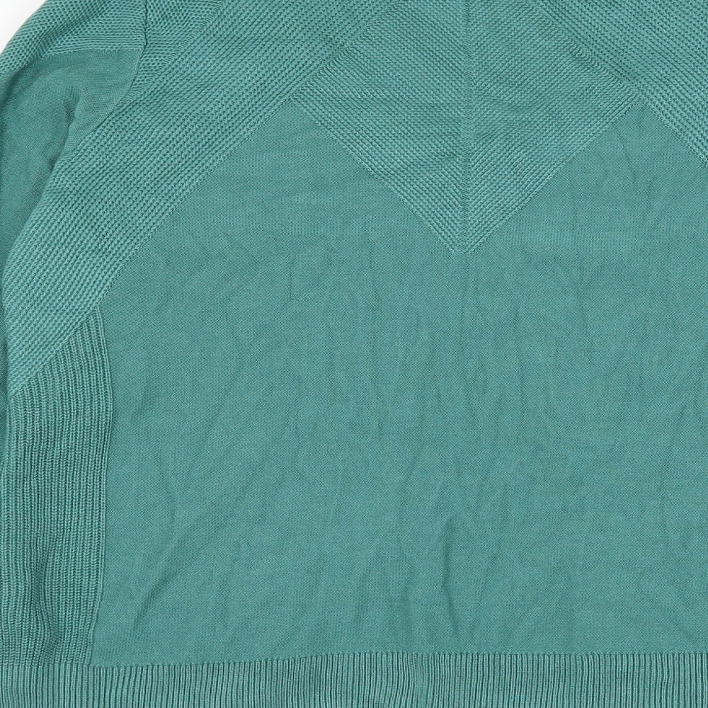 Womens UK Size 14 Marks and Spencer Green Cardigan Jumper