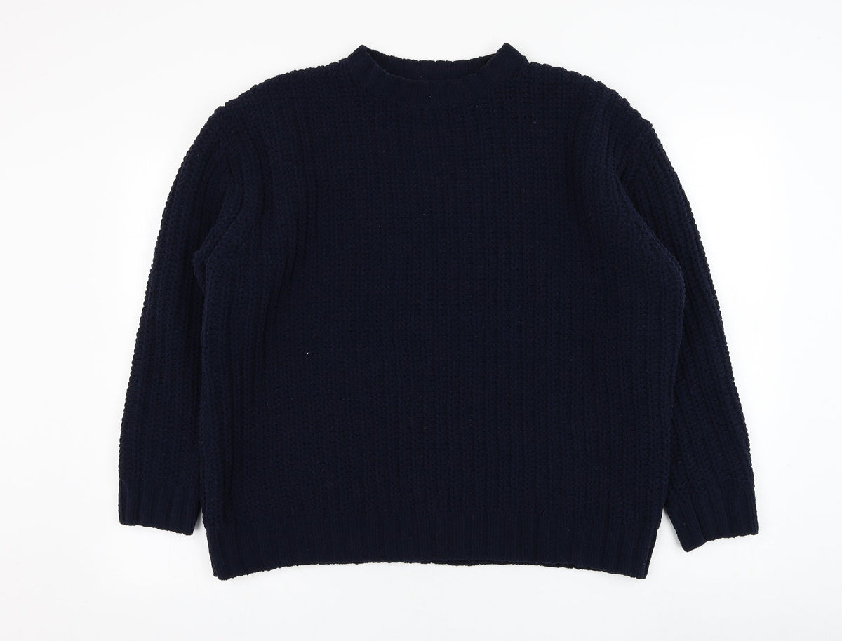 Womens UK Size M Debenhams Blue Pullover Jumper
