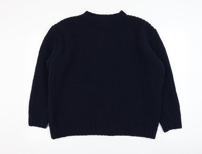 Womens UK Size M Debenhams Blue Pullover Jumper