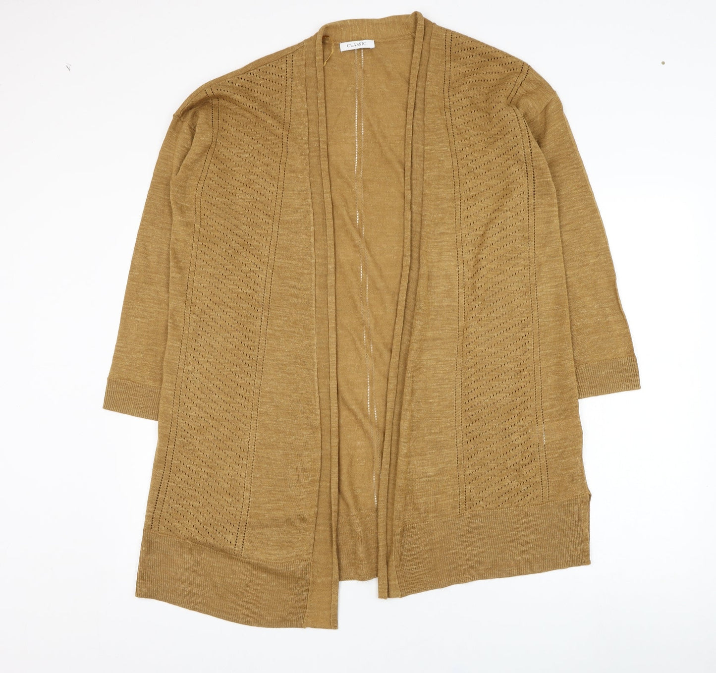 Womens UK Size 10 Marks and Spencer Brown Cardigan Jumper