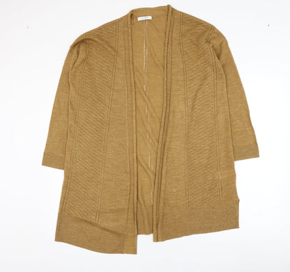 Womens UK Size 10 Marks and Spencer Brown Cardigan Jumper