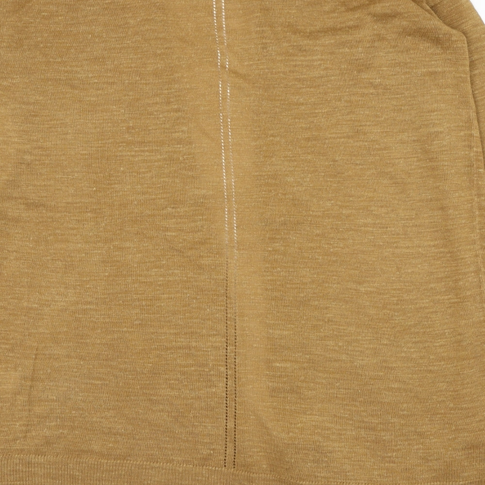 Womens UK Size 10 Marks and Spencer Brown Cardigan Jumper