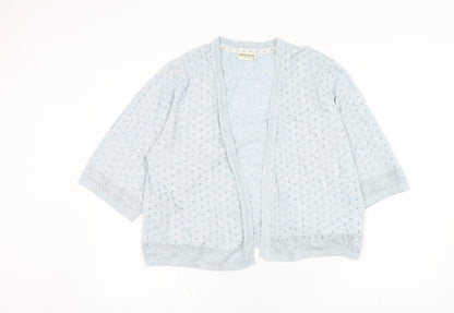 Womens UK Size 16 Marks and Spencer Blue Cardigan Jumper
