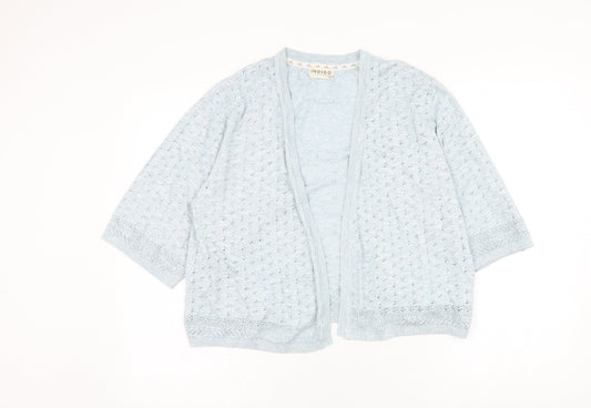 Womens UK Size 16 Marks and Spencer Blue Cardigan Jumper