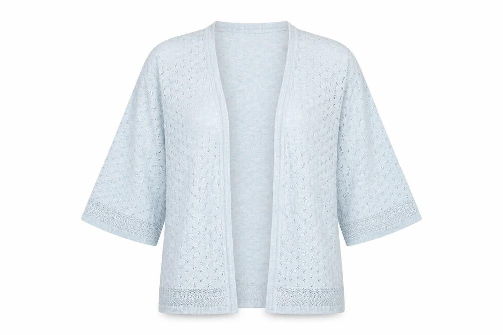 Womens UK Size 16 Marks and Spencer Blue Cardigan Jumper