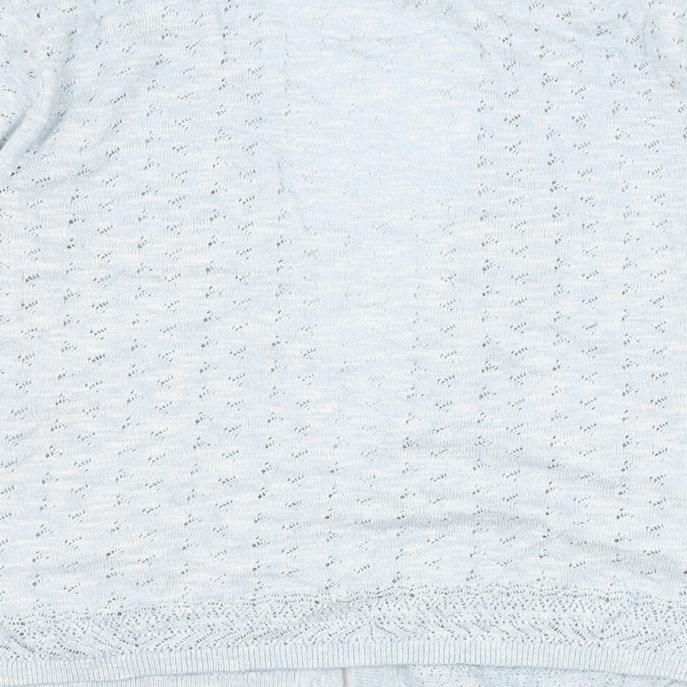 Womens UK Size 16 Marks and Spencer Blue Cardigan Jumper