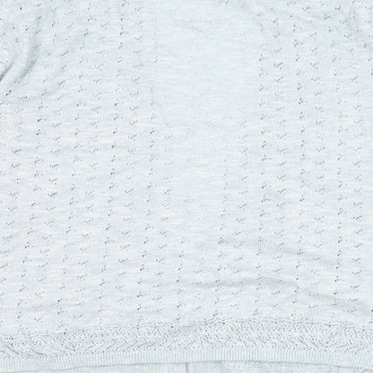 Womens UK Size 16 Marks and Spencer Blue Cardigan Jumper