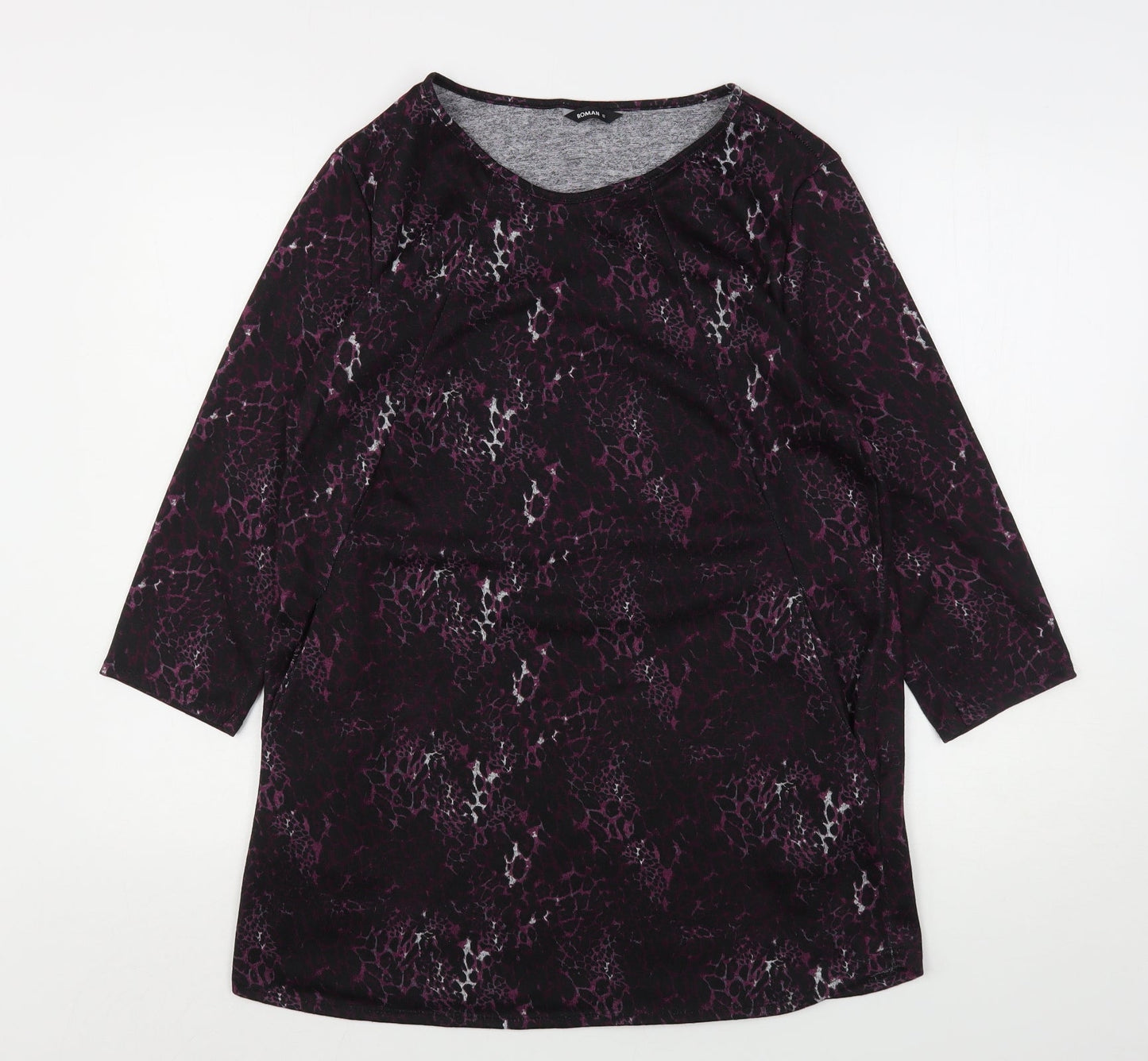 Womens UK Size 12 Roman Purple Pullover Jumper