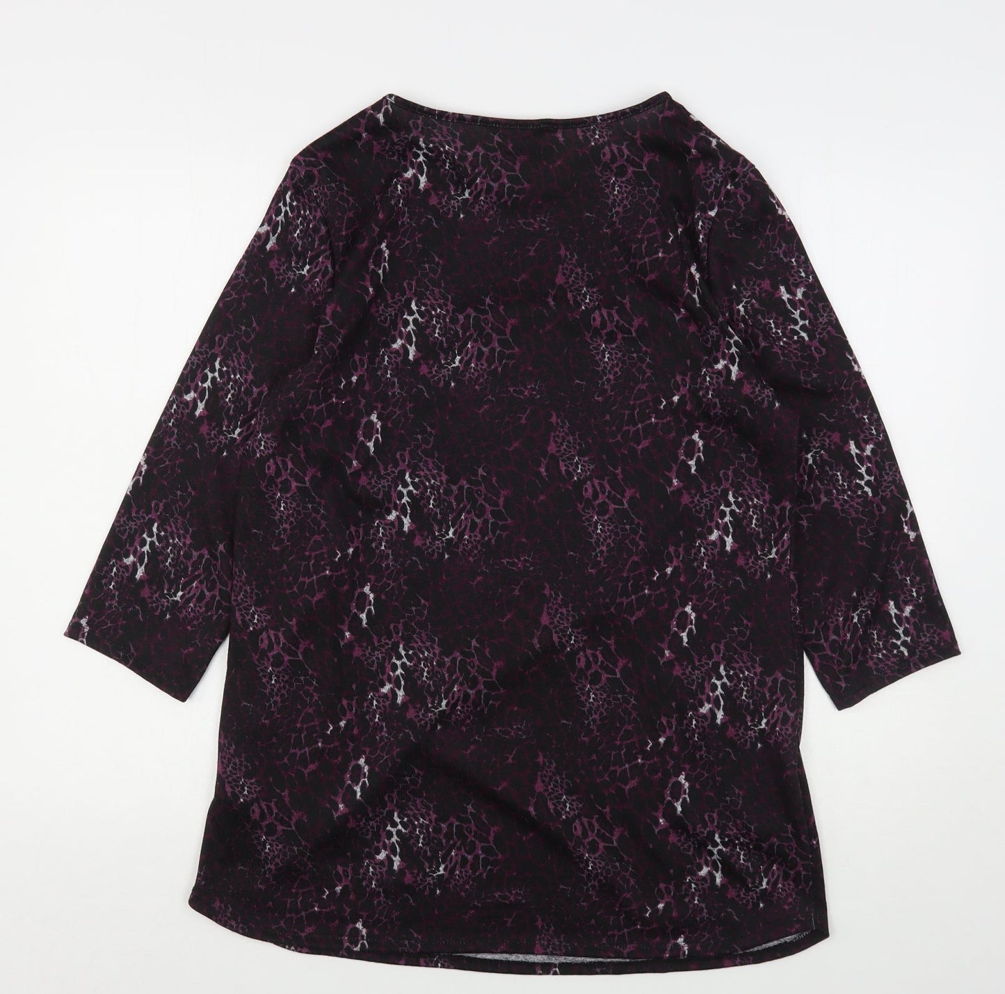 Womens UK Size 12 Roman Purple Pullover Jumper