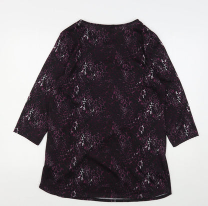 Womens UK Size 12 Roman Purple Pullover Jumper