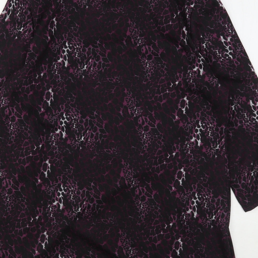 Womens UK Size 12 Roman Purple Pullover Jumper