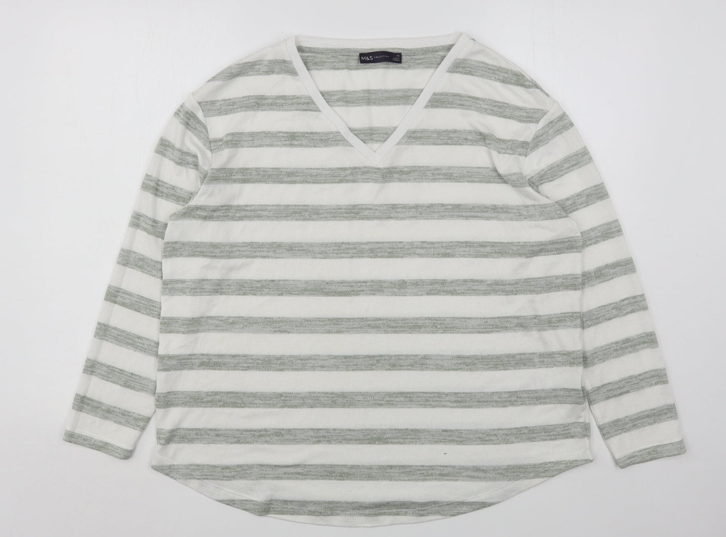 Womens UK Size 18 Marks and Spencer Multicoloured Pullover Jumper