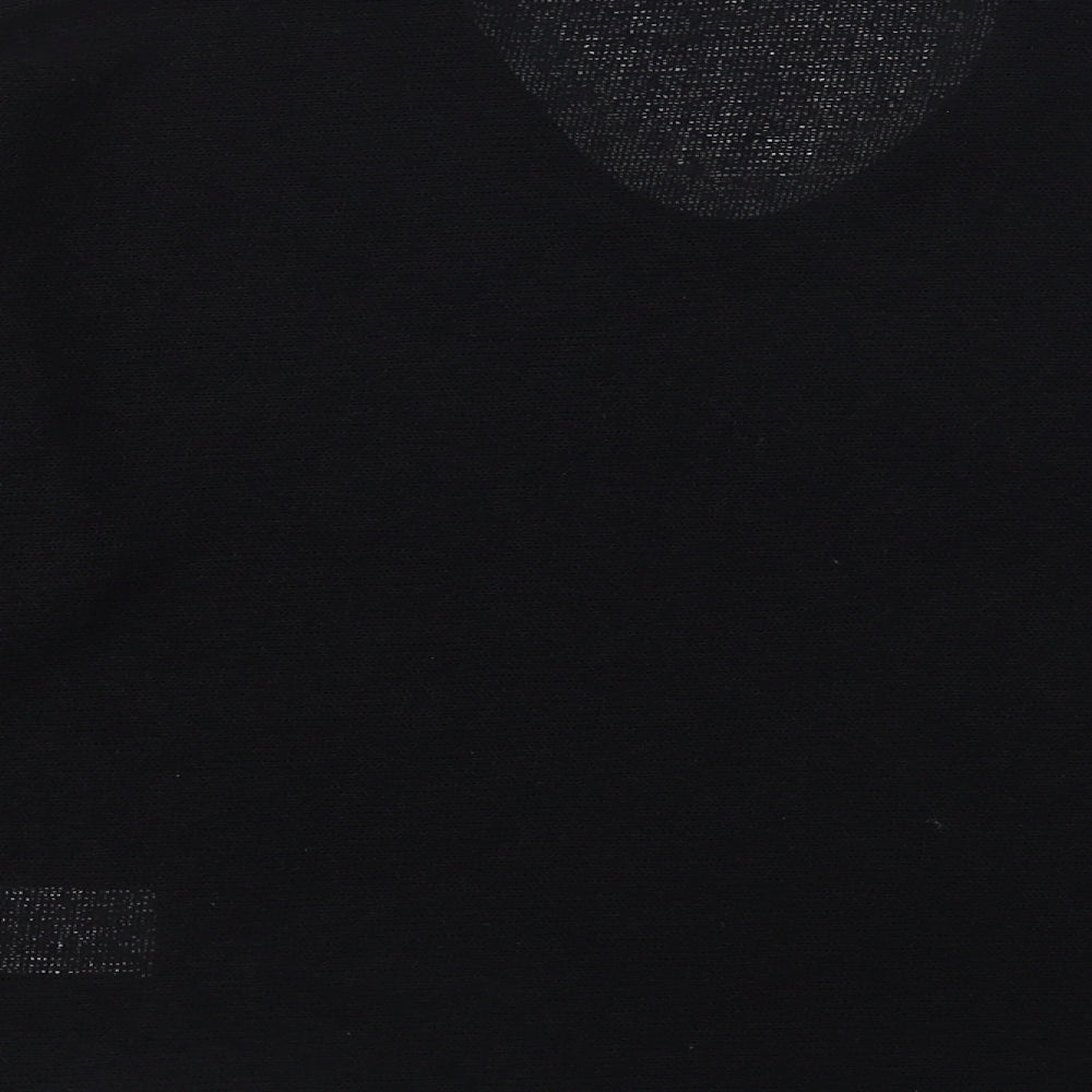 b.young Womens Black V-Neck  Viscose Pullover Jumper Size M