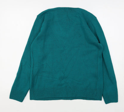 Womens UK Size S Insight Green Pullover Jumper