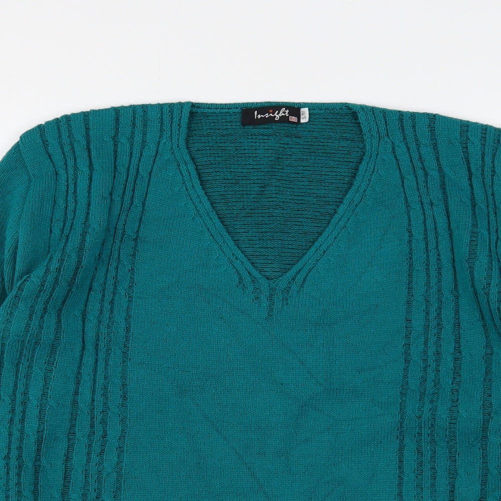 Womens UK Size S Insight Green Pullover Jumper