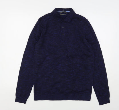 Womens UK Size S Marks and Spencer Blue Pullover Jumper