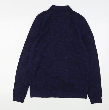 Womens UK Size S Marks and Spencer Blue Pullover Jumper