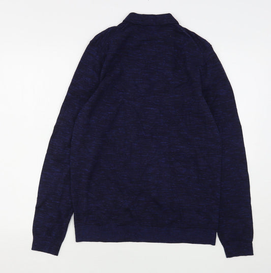 Womens UK Size S Marks and Spencer Blue Pullover Jumper