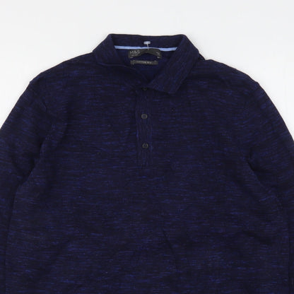 Womens UK Size S Marks and Spencer Blue Pullover Jumper