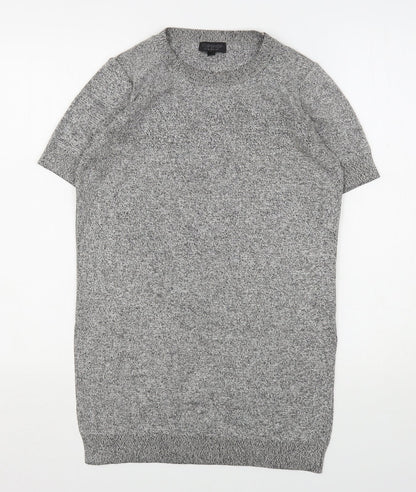 Womens UK Size 8 Topshop Grey Pullover Jumper