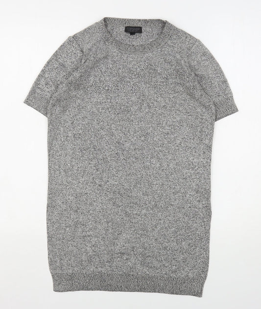 Womens UK Size 8 Topshop Grey Pullover Jumper