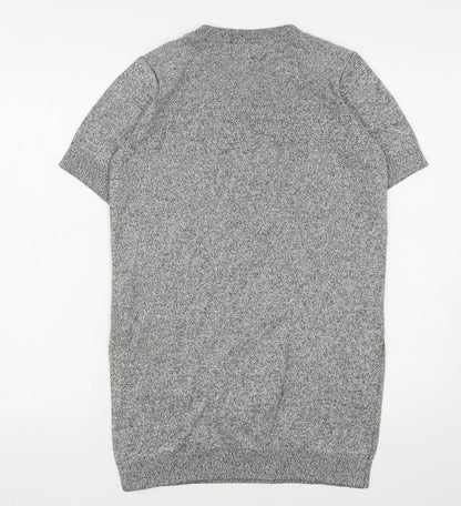 Womens UK Size 8 Topshop Grey Pullover Jumper