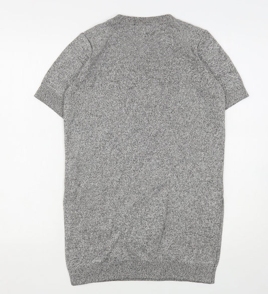 Womens UK Size 8 Topshop Grey Pullover Jumper