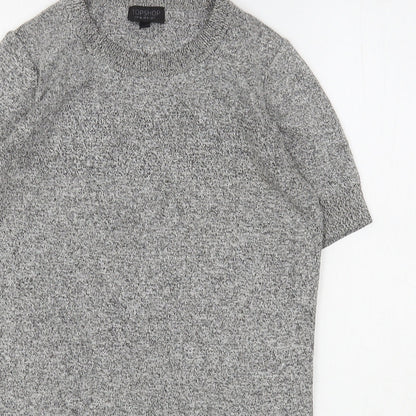 Womens UK Size 8 Topshop Grey Pullover Jumper