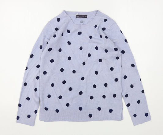 Womens UK Size 10 Marks and Spencer Blue Pullover Jumper