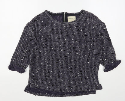 Womens UK Size 10 NEXT Purple Pullover Jumper