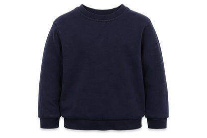 George Boys Blue Crew Neck  Cotton Pullover Jumper Size 5-6 Years  Pullover