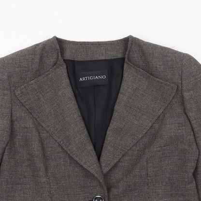 Womens UK Size M Artigiano Grey Jacket