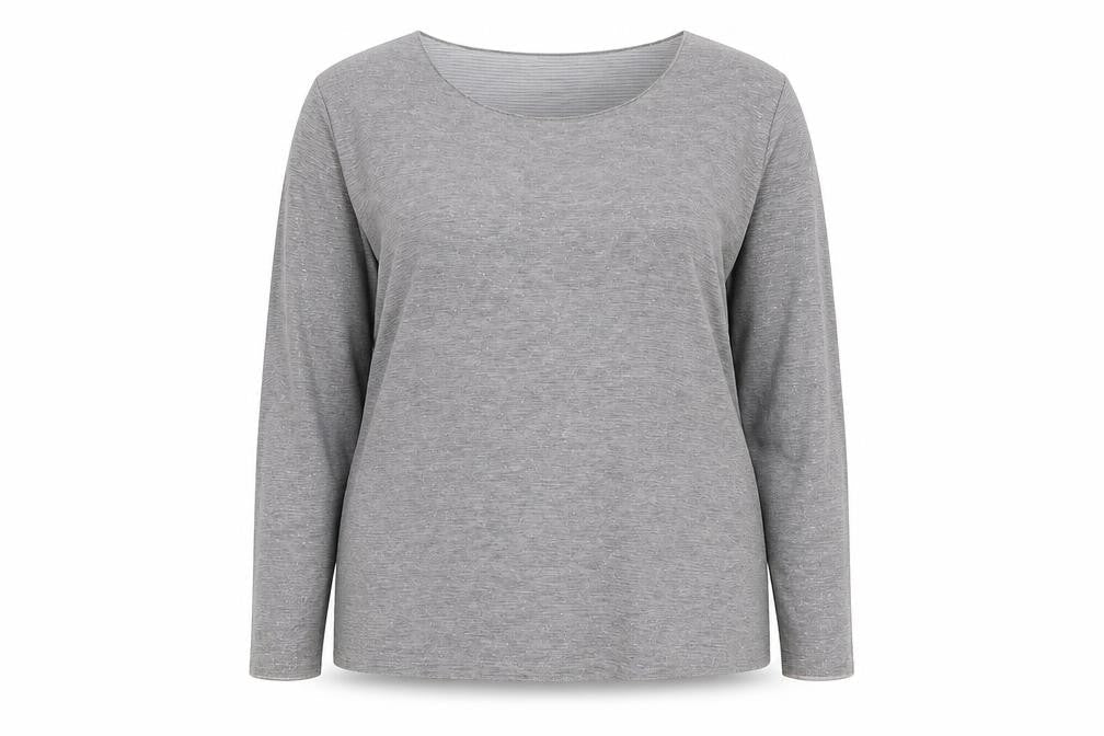 Womens UK Size 18 monari Grey Jersey T-Shirt