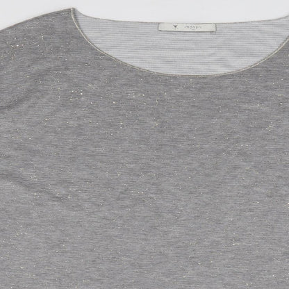 Womens UK Size 18 monari Grey Jersey T-Shirt