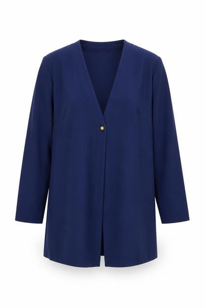 Carmelle Womens Blue   Jacket Blazer Size 14  Button