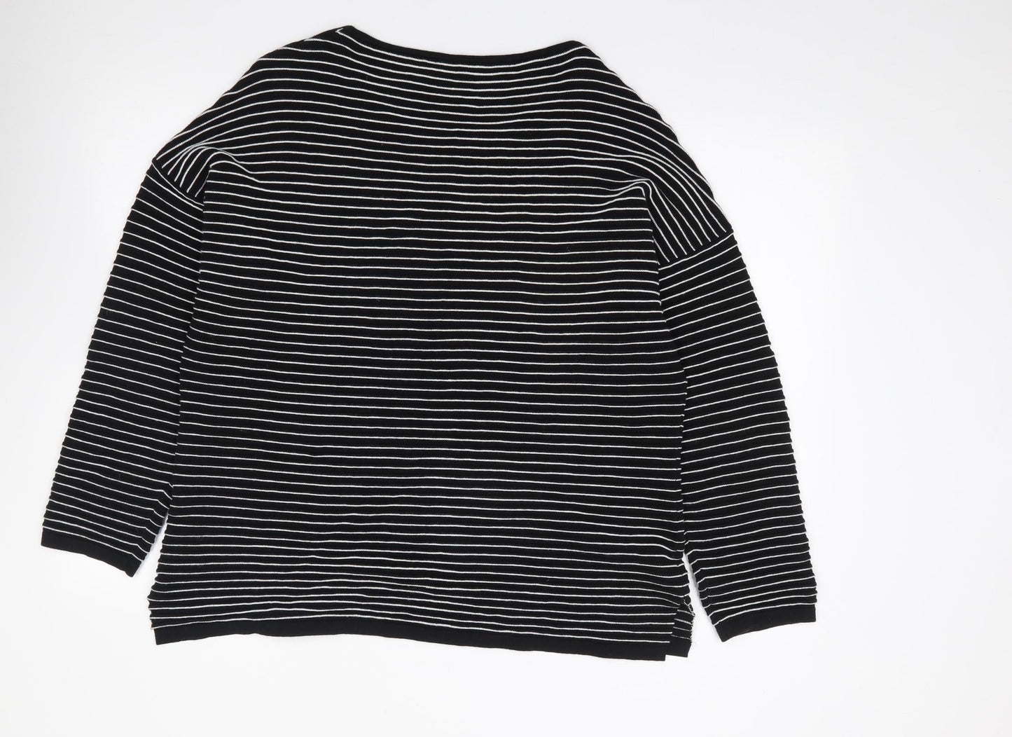 Womens UK Size 18 Marble Black Pullover Jumper