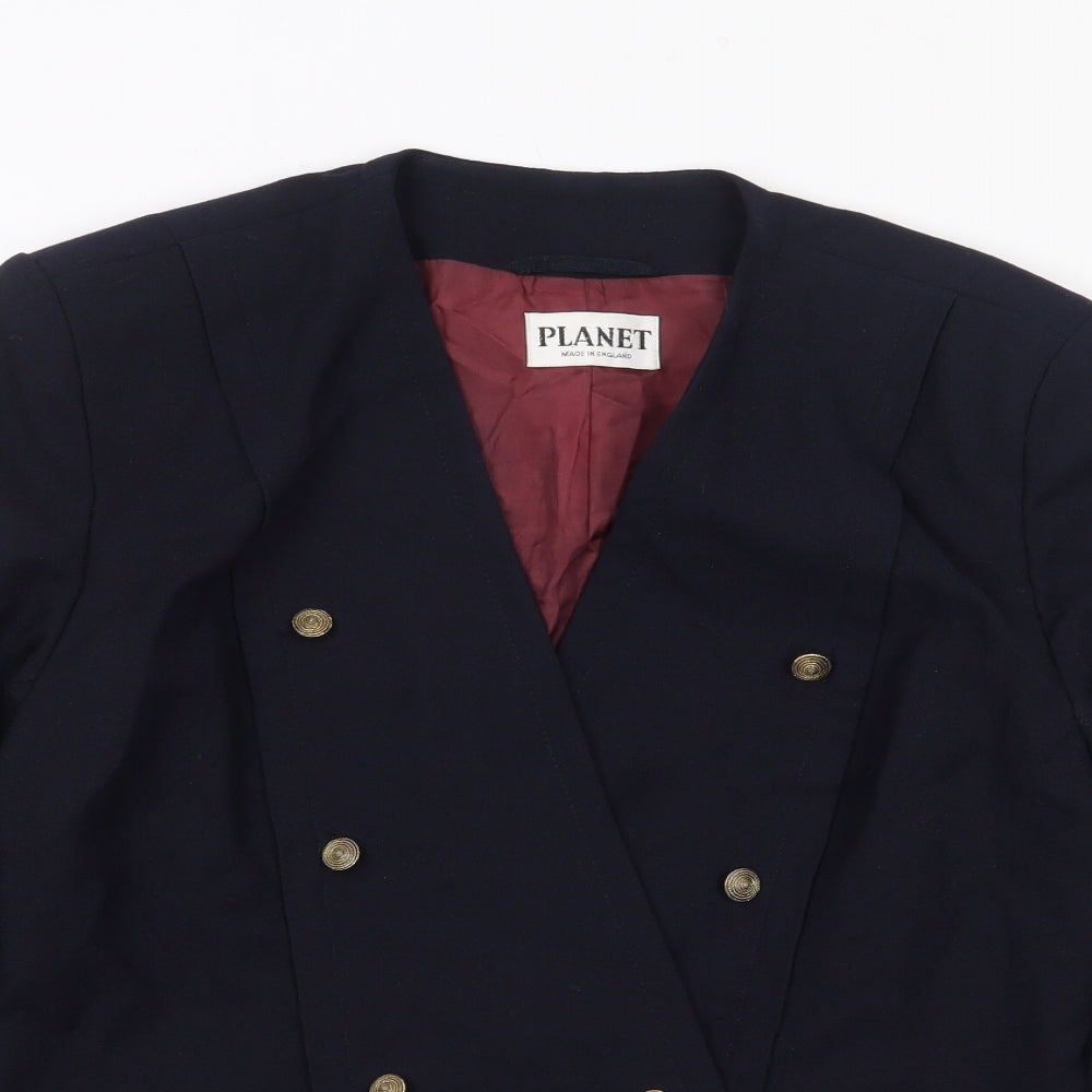 Womens UK Size S Planet Blue Jacket