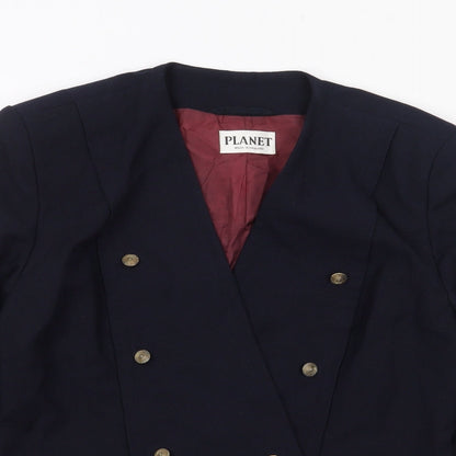 Womens UK Size S Planet Blue Jacket