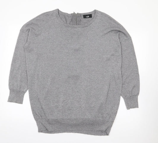 Womens UK Size M Wallis Grey Pullover Jumper