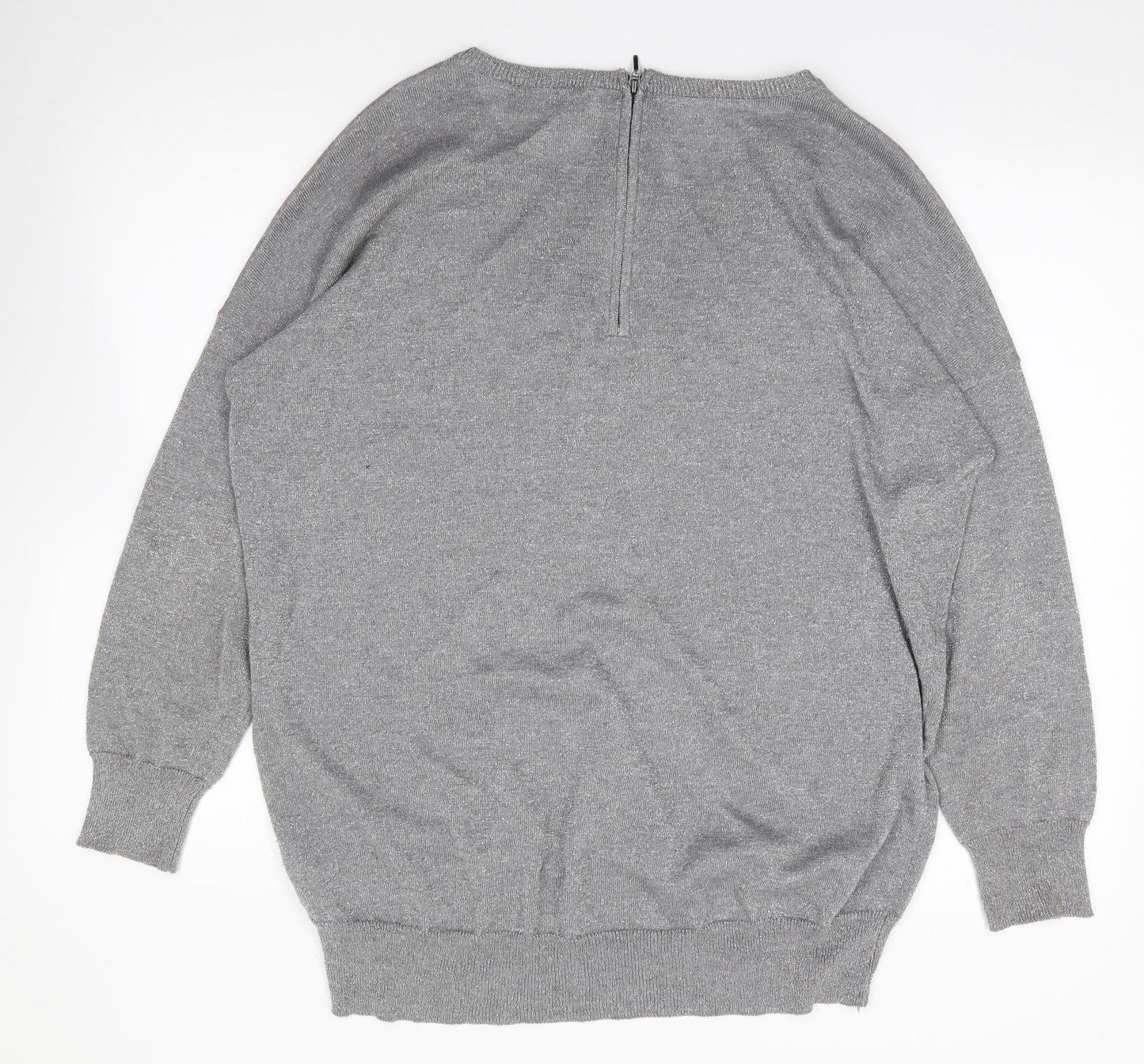 Womens UK Size M Wallis Grey Pullover Jumper