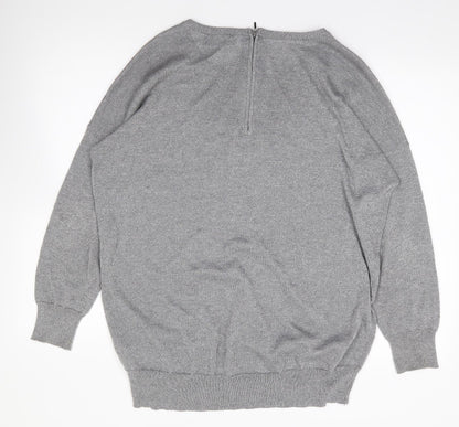 Womens UK Size M Wallis Grey Pullover Jumper