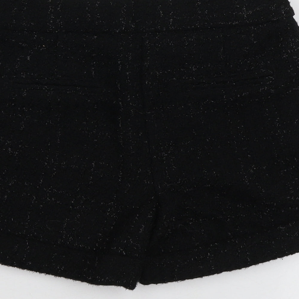 F&F Girls Black  Polyester Cut-Off Shorts Size 8-9 Years  Regular
