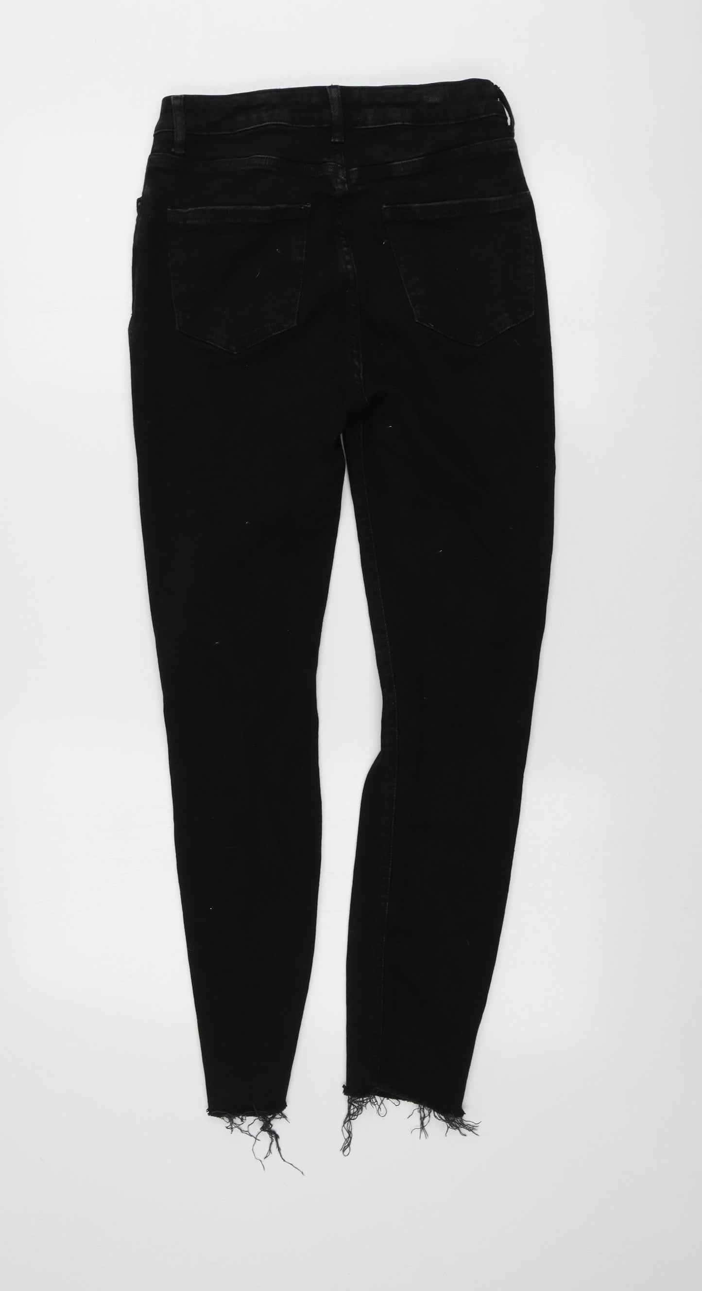 New Lpook Womens Black  Cotton Skinny Jeans Size 10 L27 in Regular